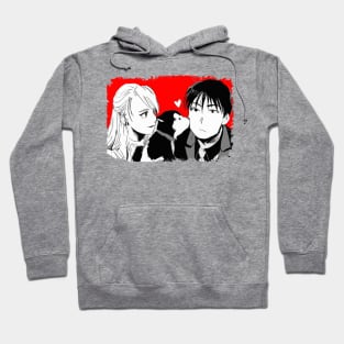 Roy Mustang and Riza Hawkeye FullMetal Alchemist Hoodie